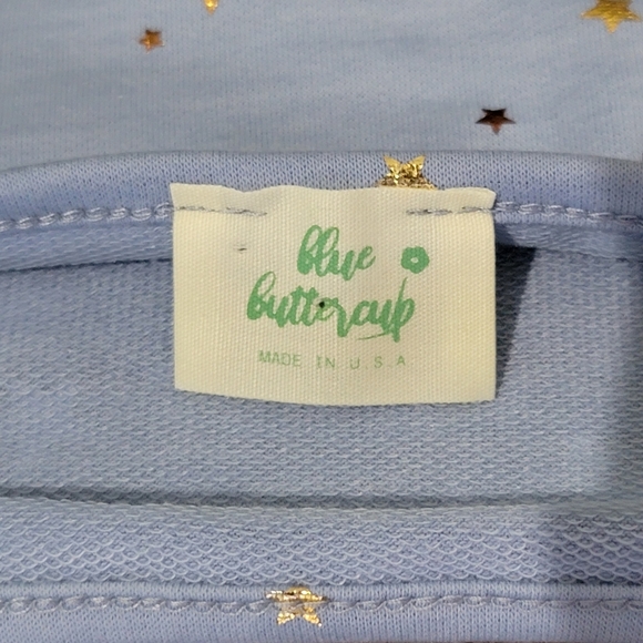 Blue Buttercup Tank Top Foil Stars Medium NWOT - Picture 7 of 8